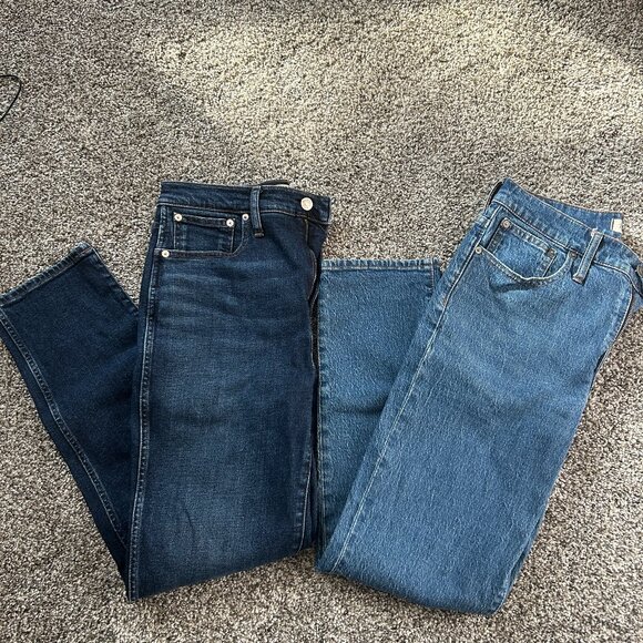 Madewell Denim - Bundle of Madewell Perfect Vintage Jeans, size 28, $45 for both!